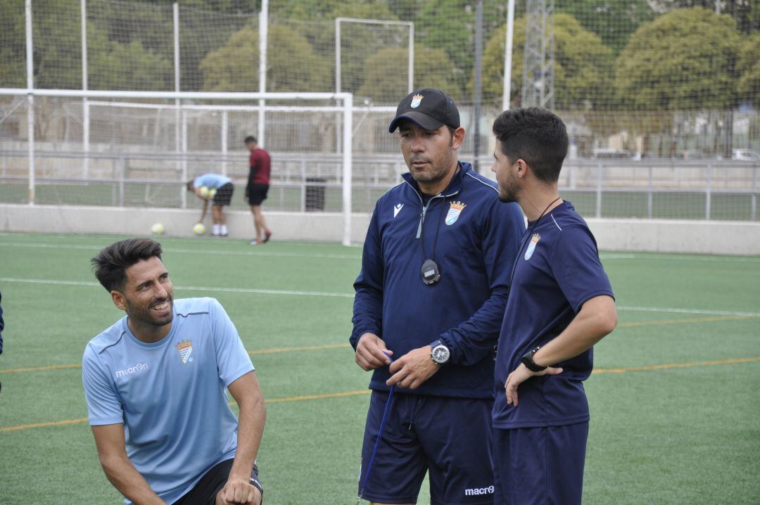 Juan Carlos Gómez durante un entrenamiento en La Granja