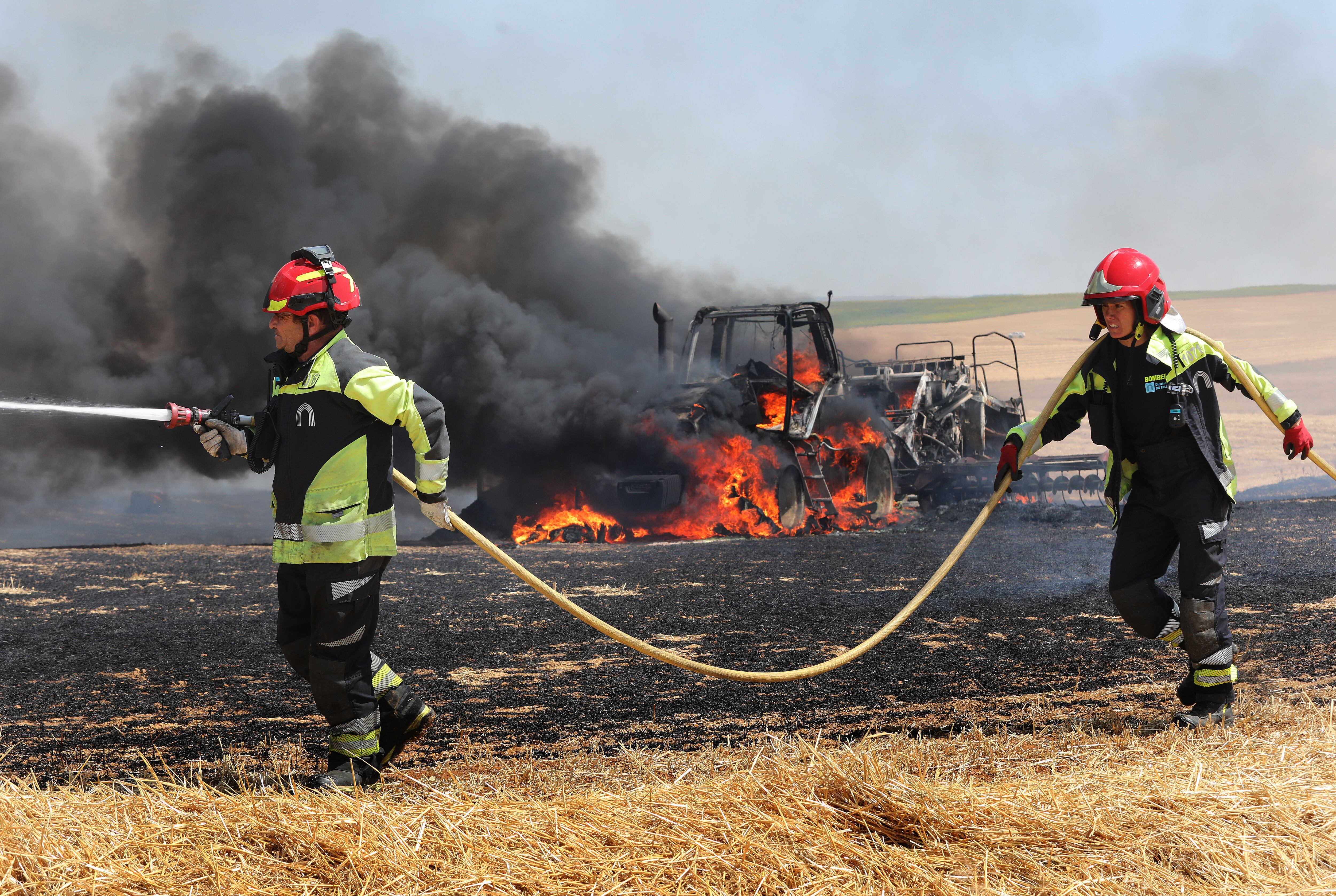Bomberos voluntarios de Frómista (Palencia)