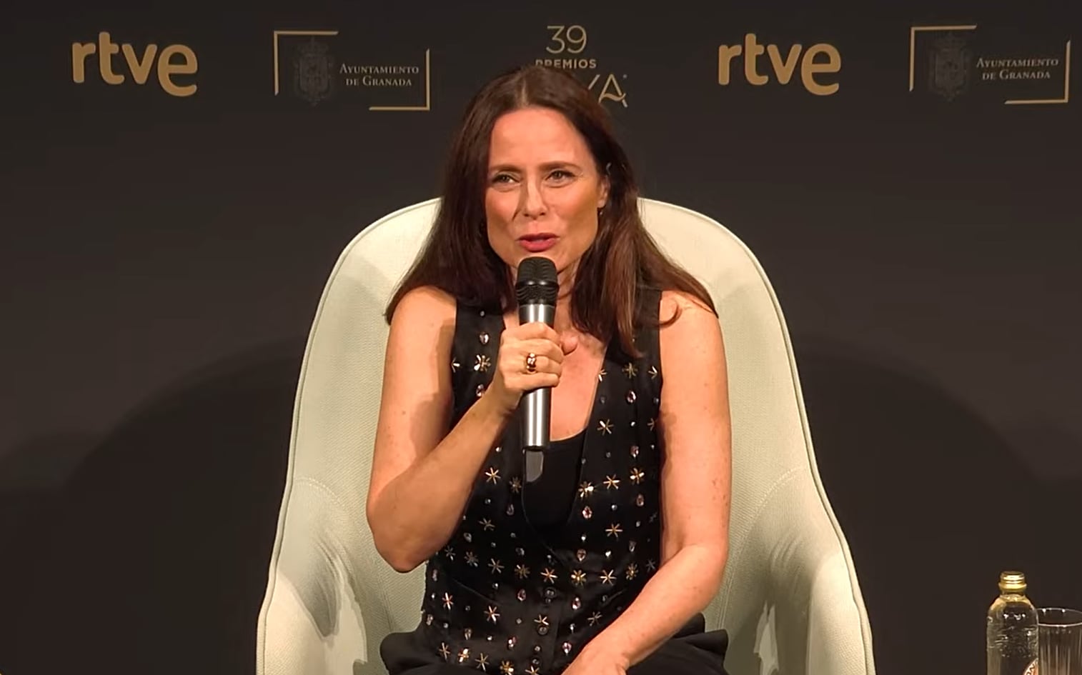 La actriz Aitana Sánchez-Gijón, Goya de Honor 2025.