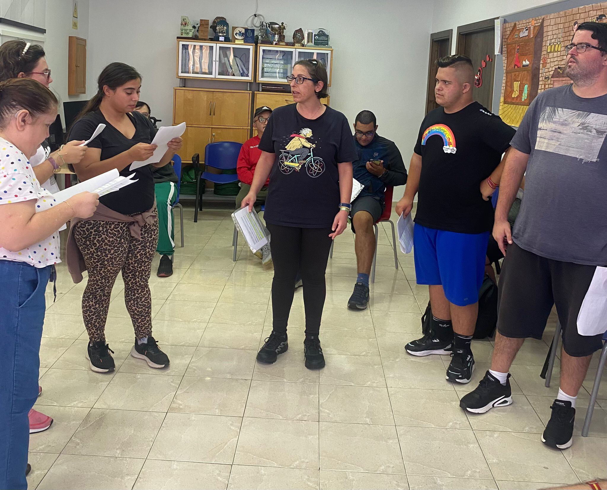 Taller de teatro en Apadis Bahía de Algeciras