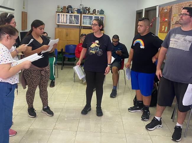 Taller de teatro en Apadis Bahía de Algeciras