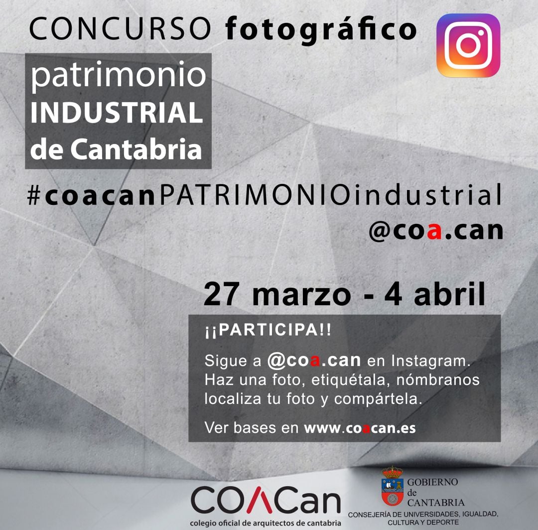 El concurso organizado por el Colegio de Arquitectos de Cantabria en Instagram comienza este sábado.