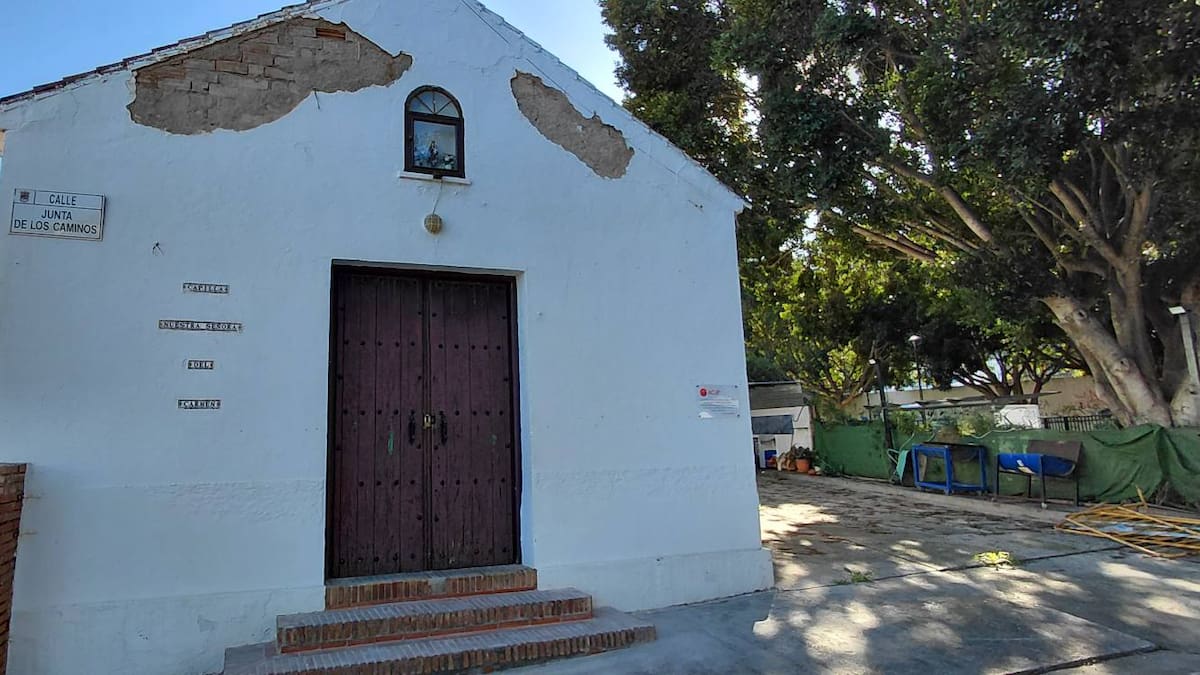 "Necesitamos ayuda para reconstruir la capilla" Francisco Díaz