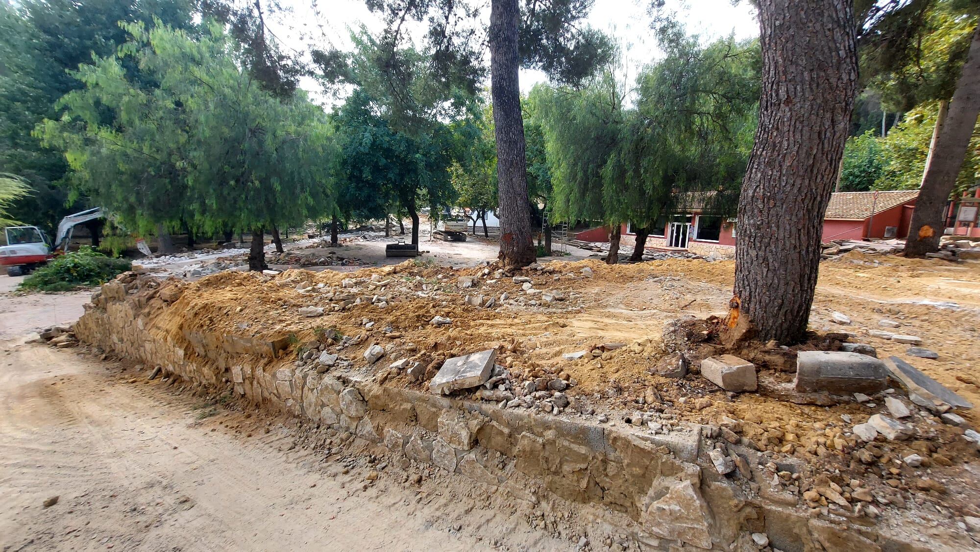 Obres a la Font Jordana d'Agullent