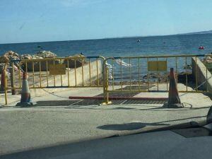 Rampa de acceso al mar