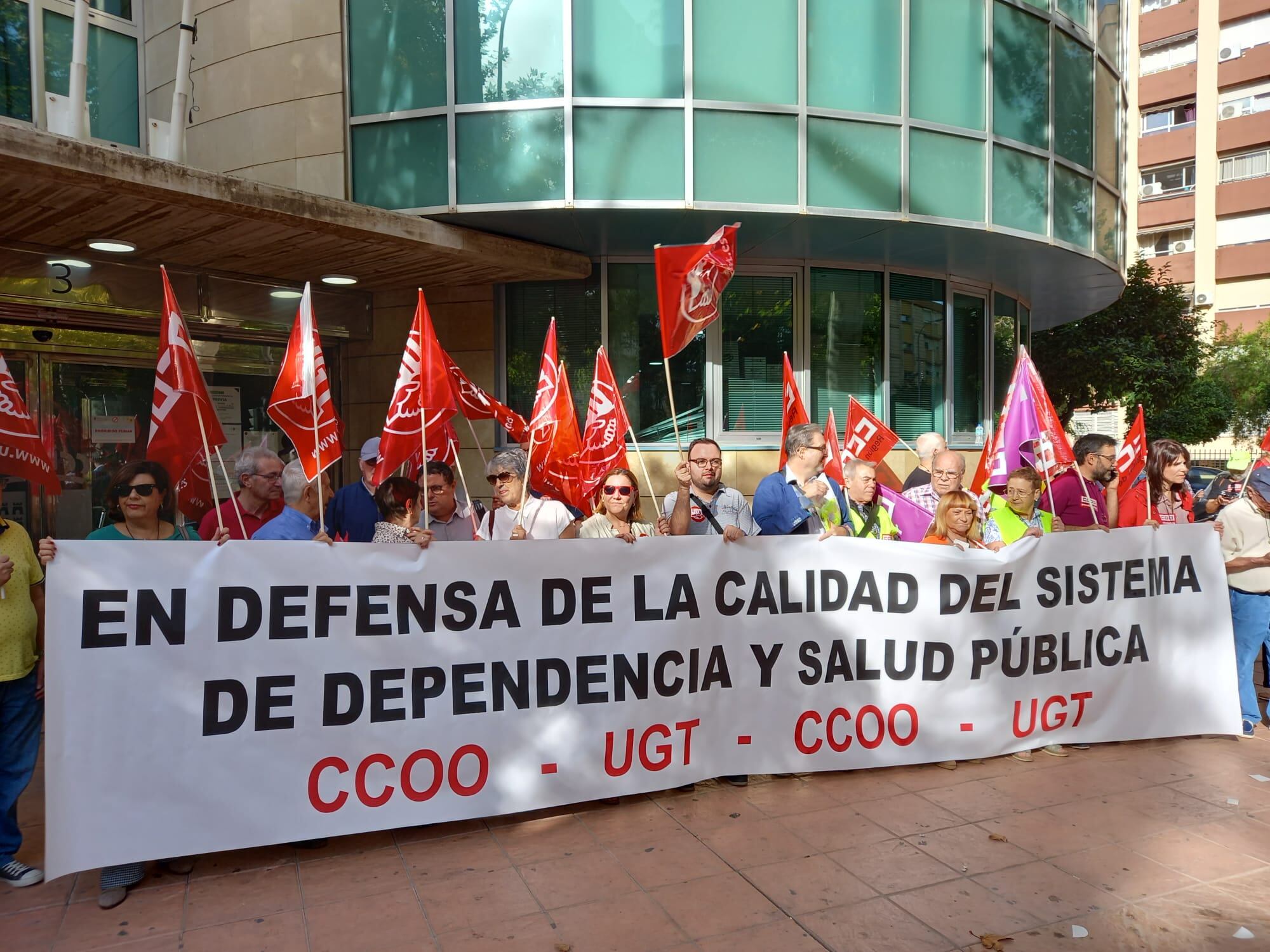 Protesta frente a Política Social