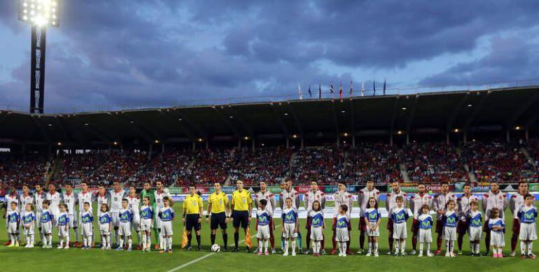 Costa Rica y España jugaron el último partido de selecciones absolutas en León