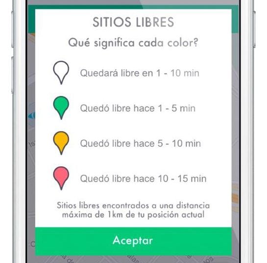 La app ‘Wazypark’ avisa al usuario si hay sitio libre cerca gracias a los datos colaborativos