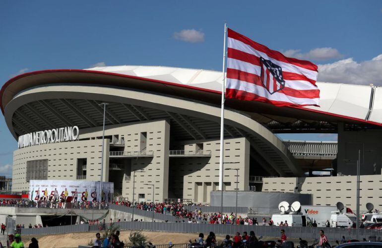 El estadio Wanda Metropolitano, durante una jornada de la pasada temporada. 