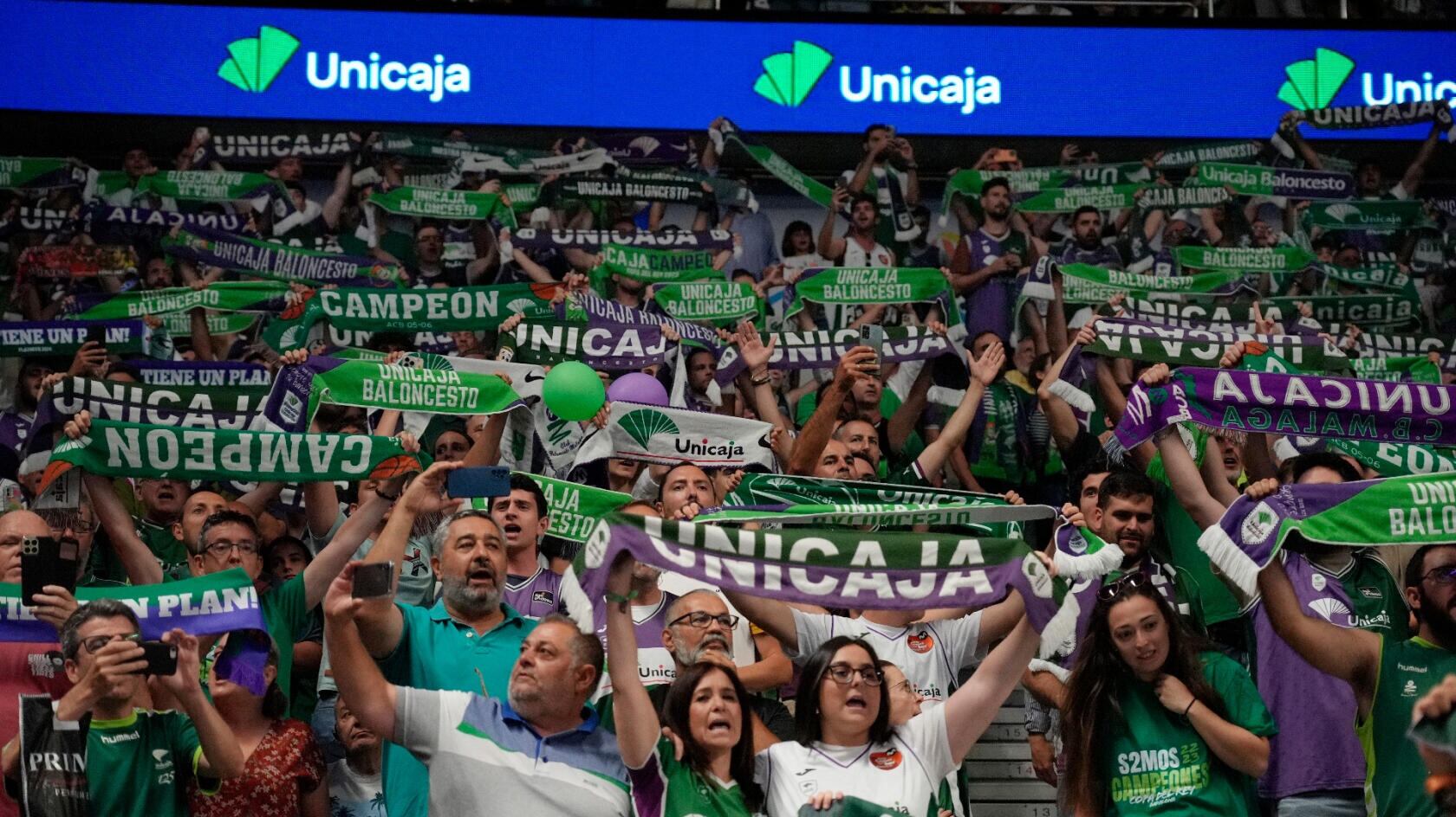 Los aficionados ya pueden adquirir las localidades para la primera vuelta de los partidos del Unicaja de la Liga Endesa y BCL