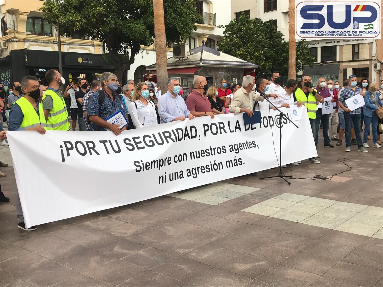 Una concentración del SUP en Algeciras