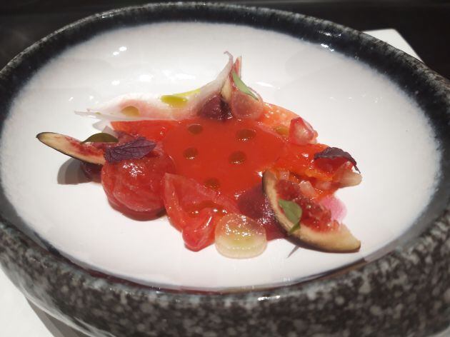 Ensalada roja (El Celler de Can Roca).