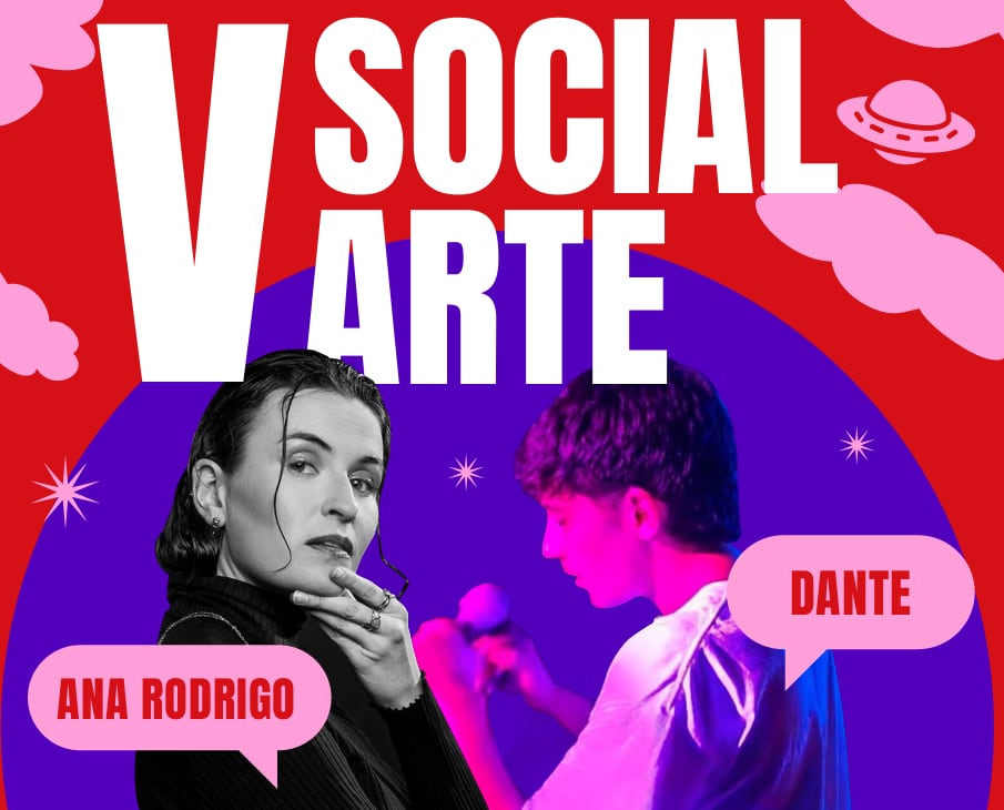 Cartel que nanuncia el SocialArte