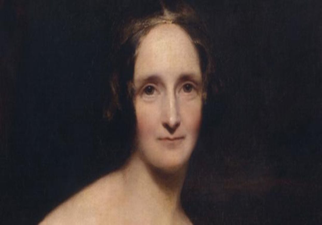 Retrato de Mary Shelley en 1840.