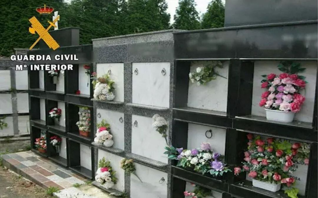 Cementerio de Castiñeiras en Ribeira