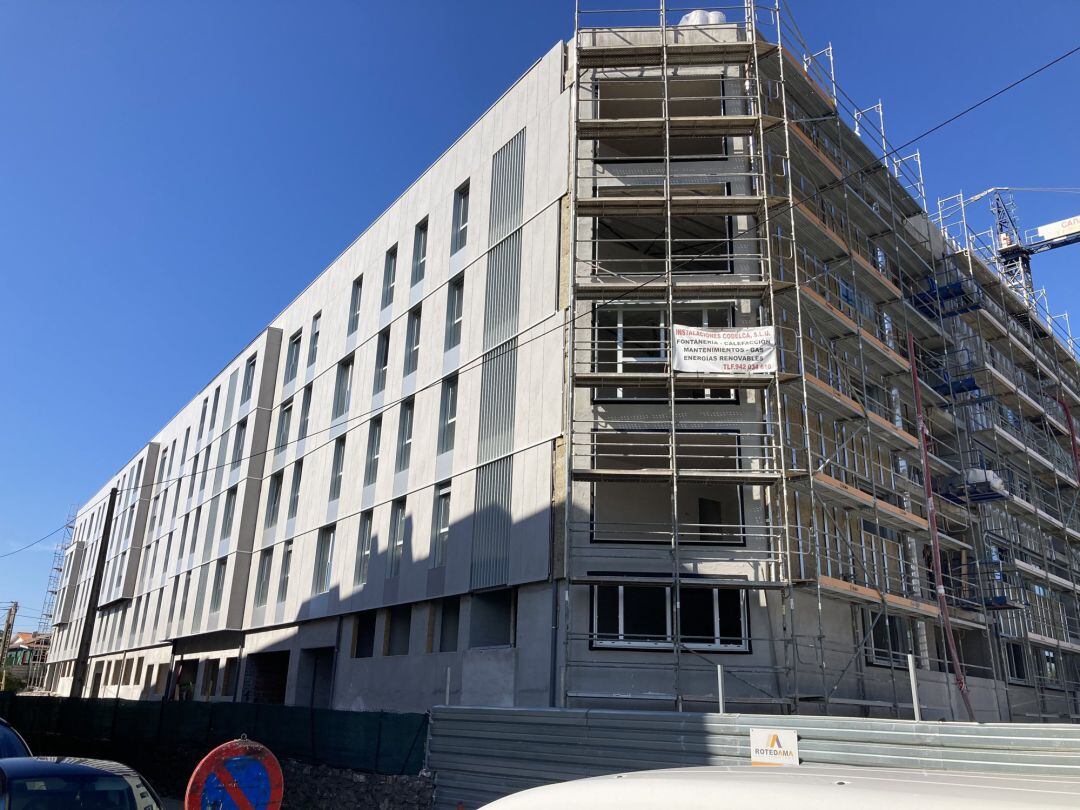 Promoción de viviendas en construcción