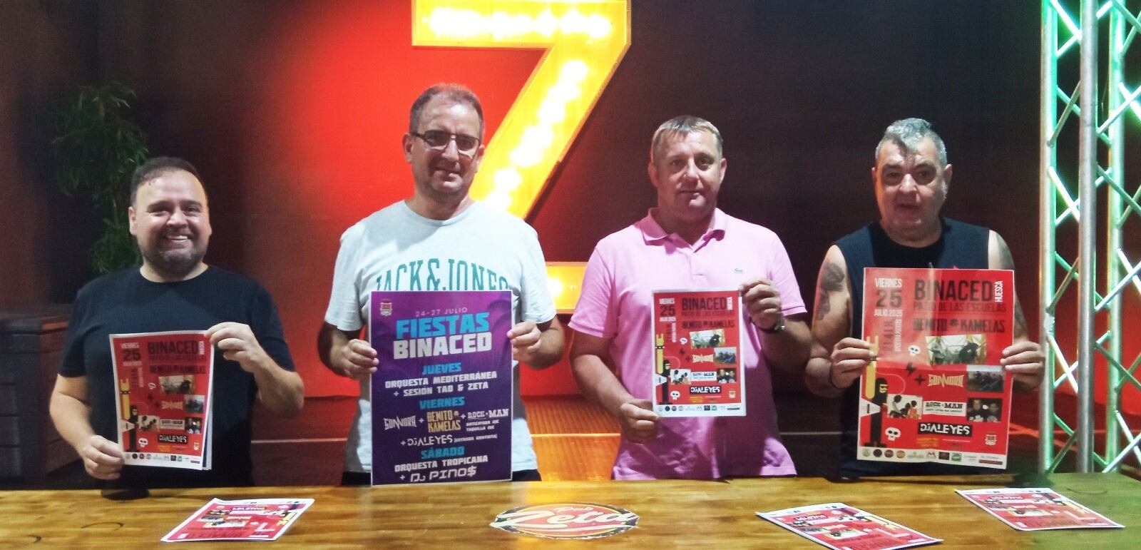 Presentación de las fiestas y del concierto