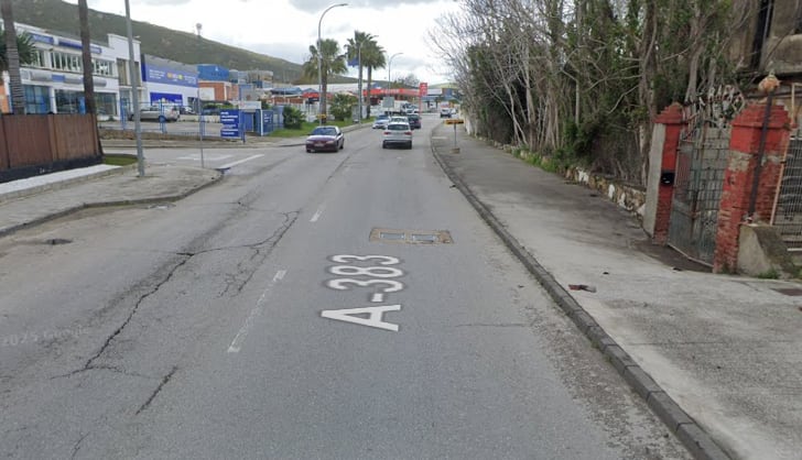 Obras en la carretera del Zabal
