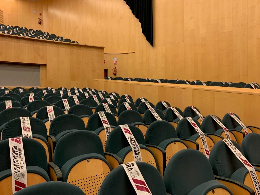 Butacas del Teatro Buero Vallejo de Guadalajara