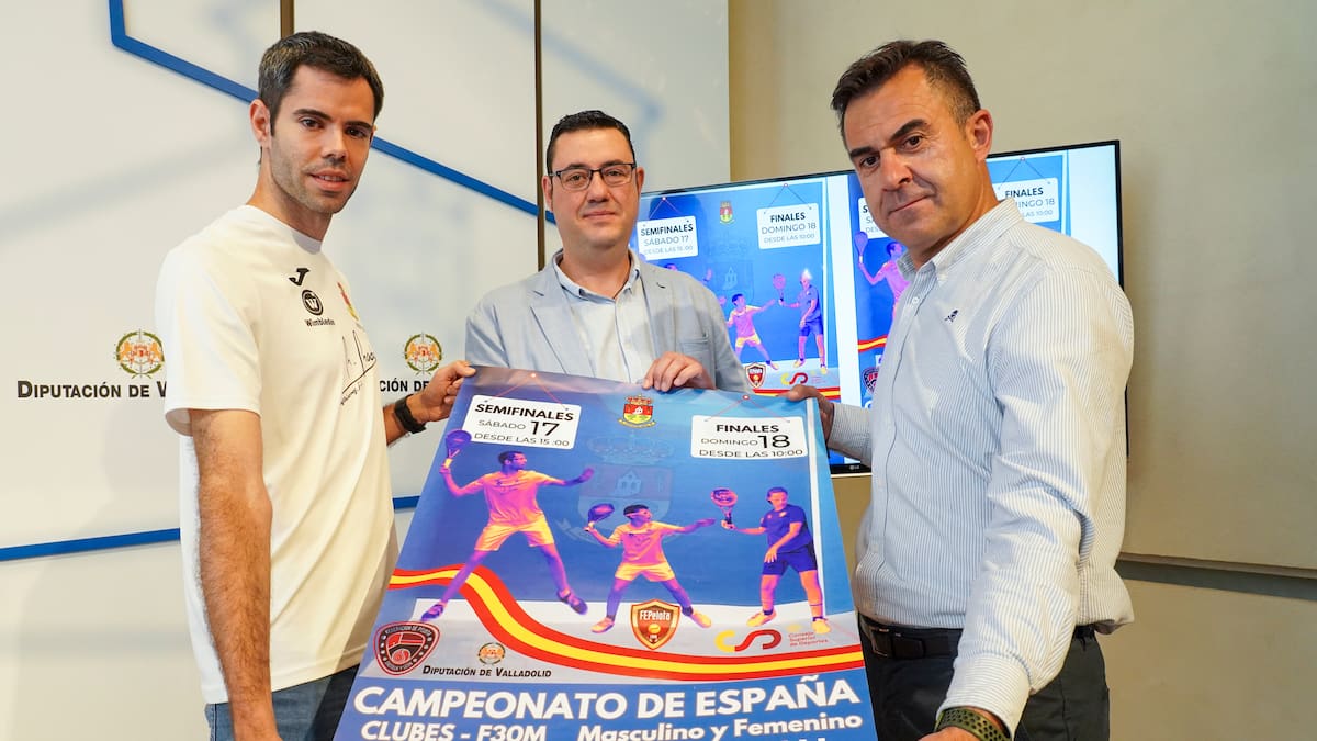 El director del Campeonato de España de Paleta Goma, Alfonso Pérez, repasa en Hoy por Hoy Peñafiel, todos los datos en la previa de la prueba