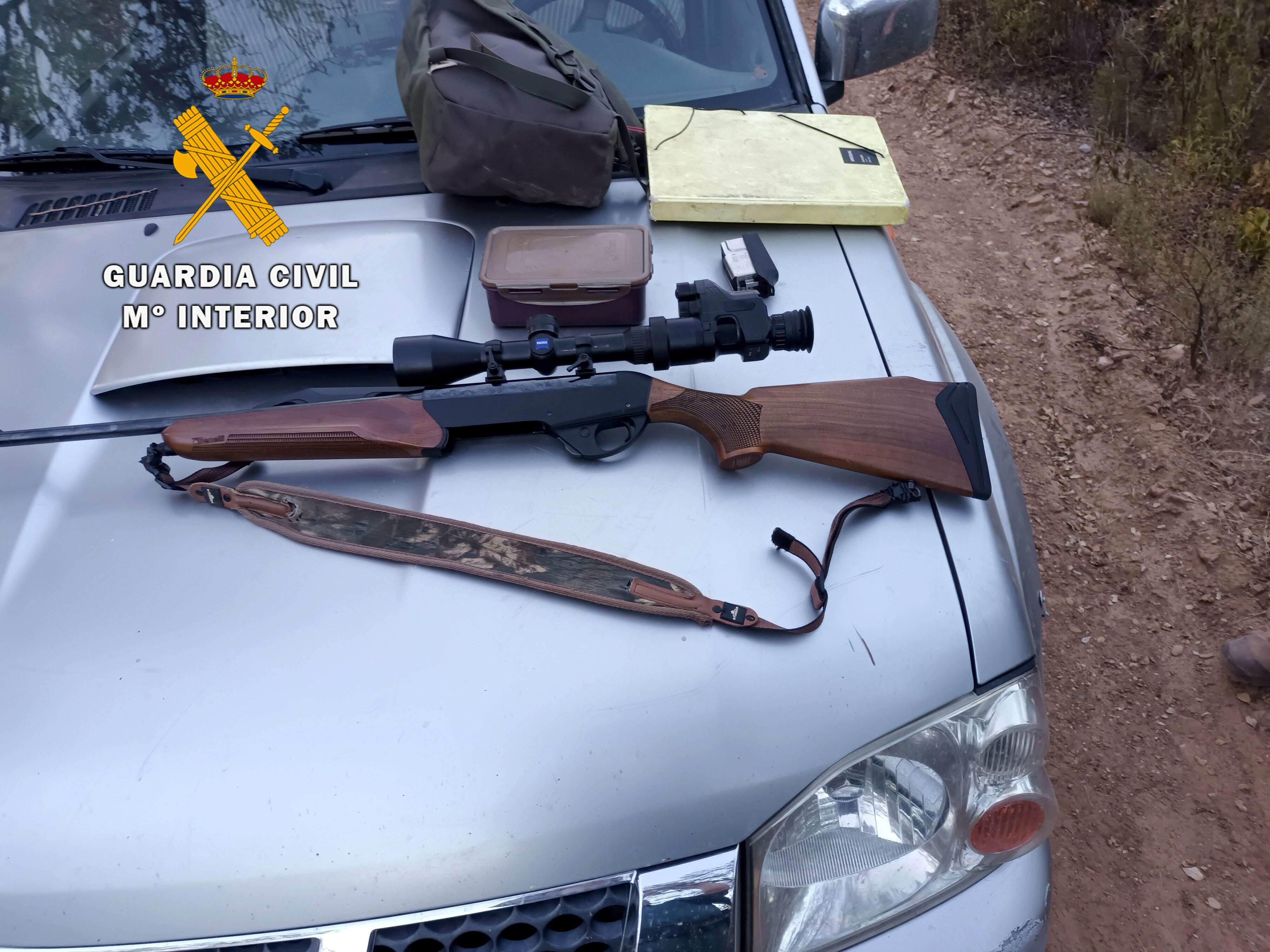 Armas Intervenidas al Furtivo de Montizón