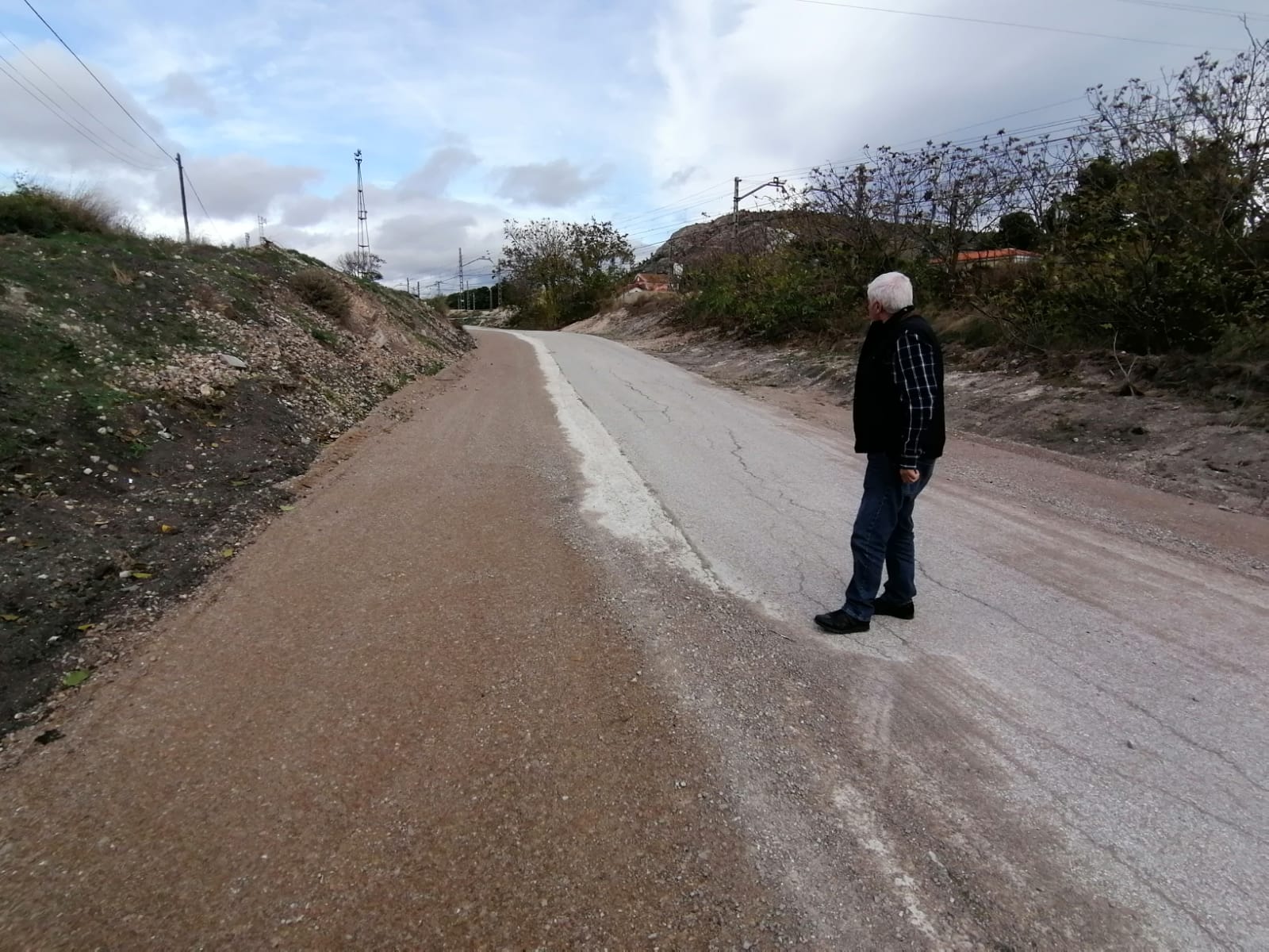 Visita a las obras en la Encina