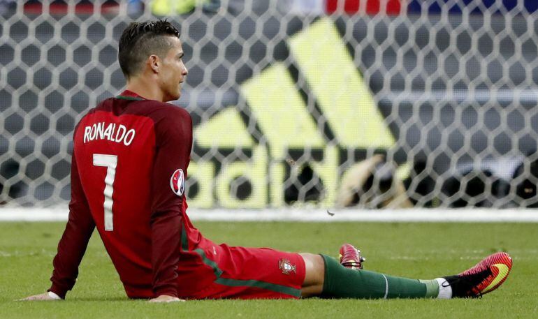 Ronaldo en el momento en que pidió asistencia