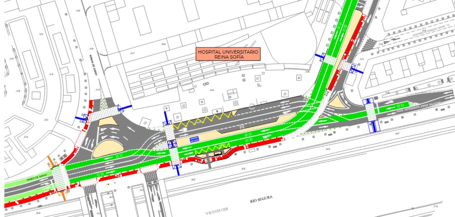 Mejoras que se han incluido en el proyecto de movilidad para el Hospital Reina Sofía