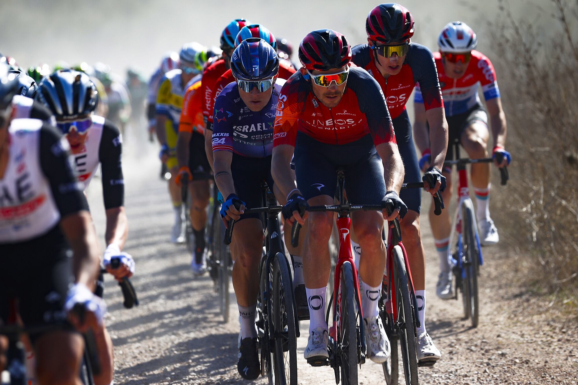 Ciclistas en la Clásica Jaén Paraíso Interior.