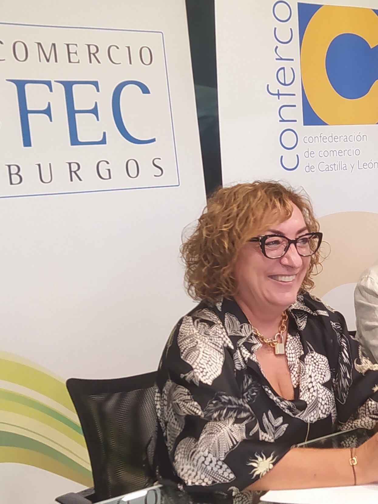 La presidenta de la Federación de Empresarios de Comercio de Burgos (FEC) Consuelo Fontecha