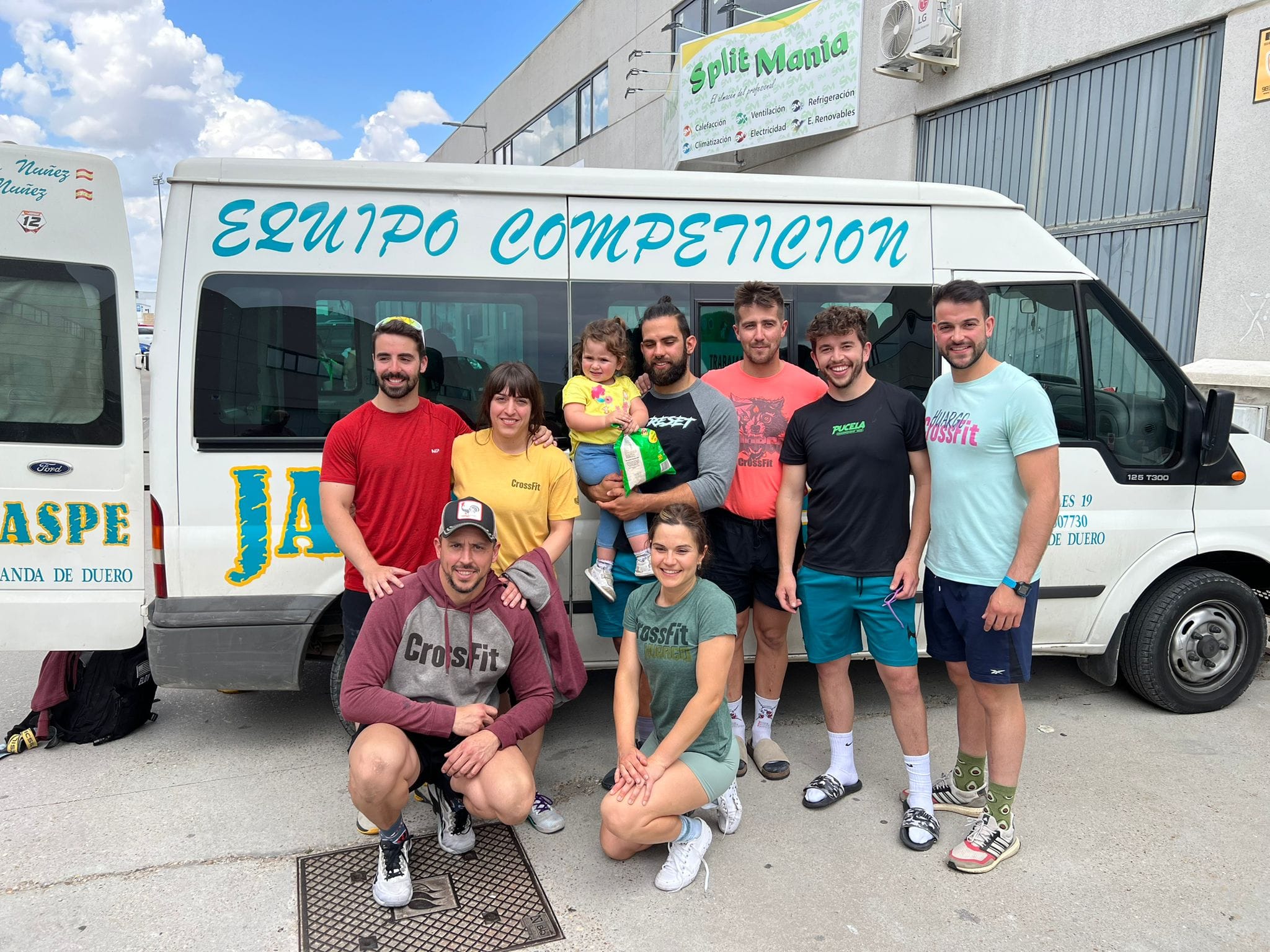 Los componentes de los tres equipos del Crossfit Huargo presentes en Valladolid