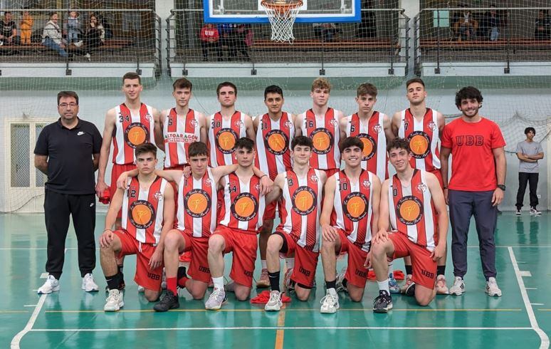Equipo júnior de Unión Basket Barbastro