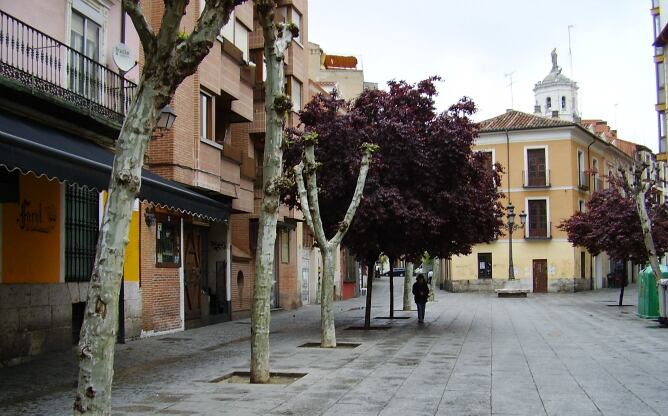 Aspecto actual de la plaza de Cantarranas