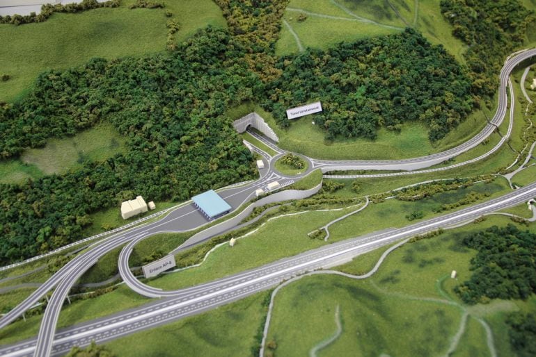 Aspecto que tendrá en un futuro la variante de Ermua