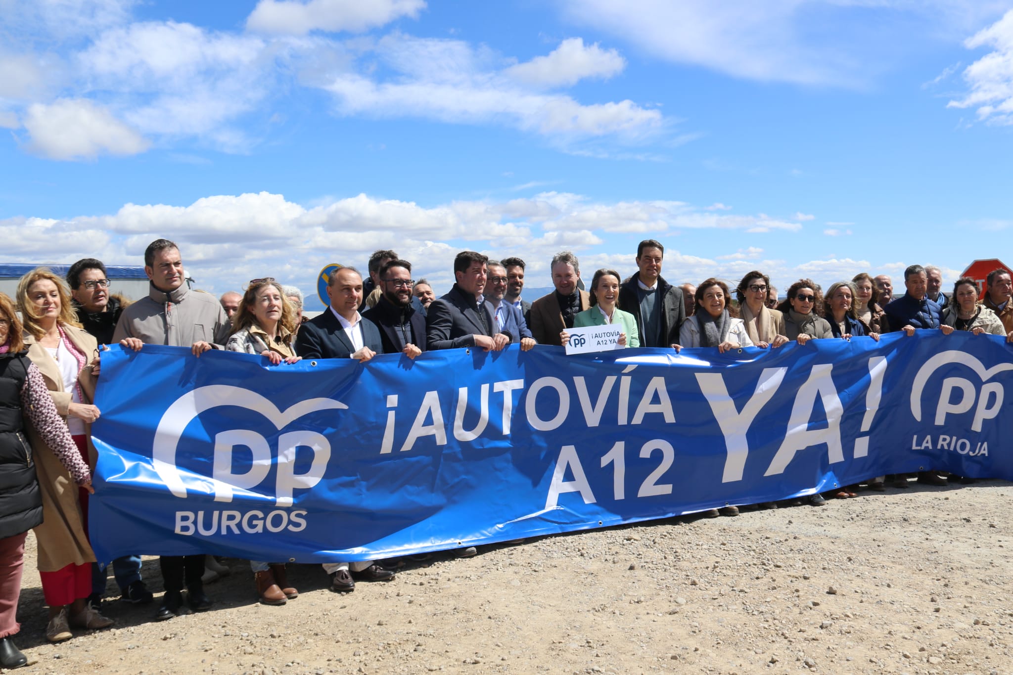 El Partido Popular se ha manifestado para reclamar al Ministerio de Transportes la culminación de la autovía A-12 en la provincia de Burgos