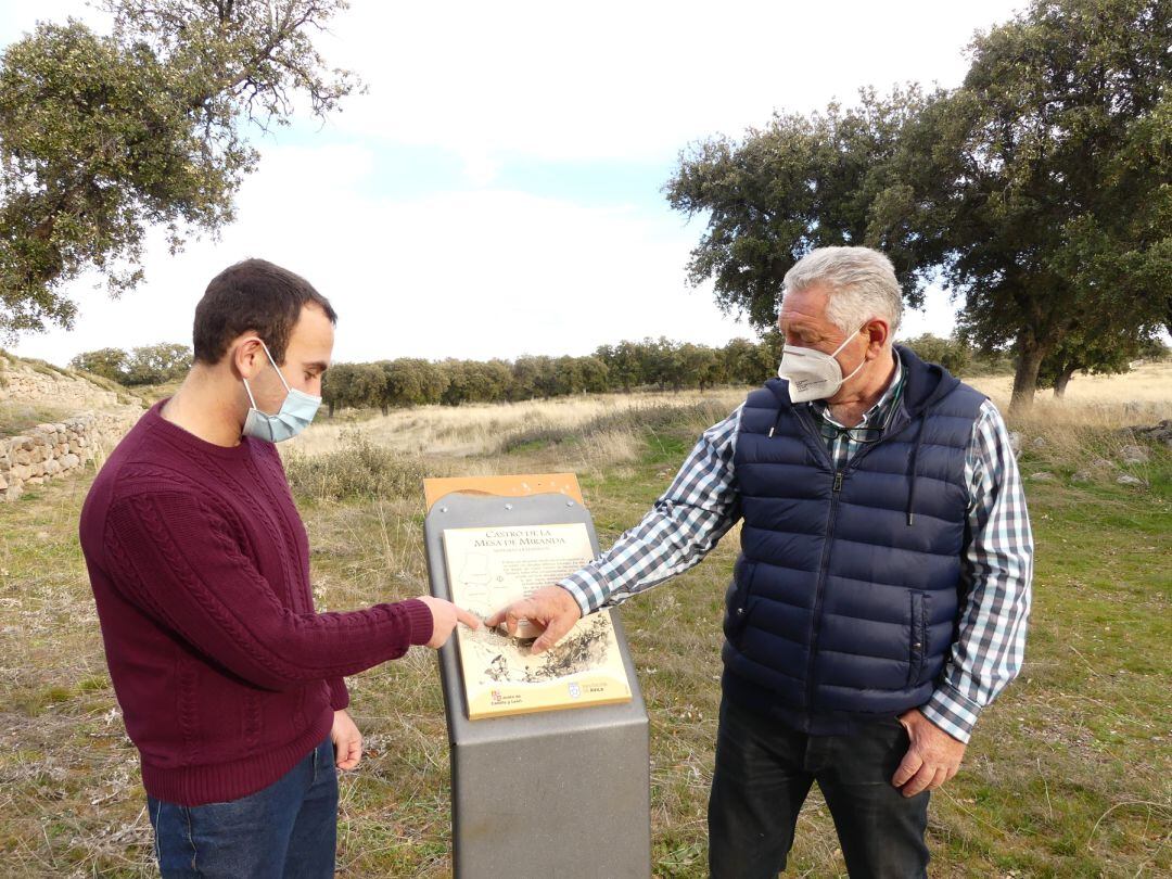 Alberto Encinar, portavoz de XÁvila, y Ángel Jiménez, alcalde de Chamartín