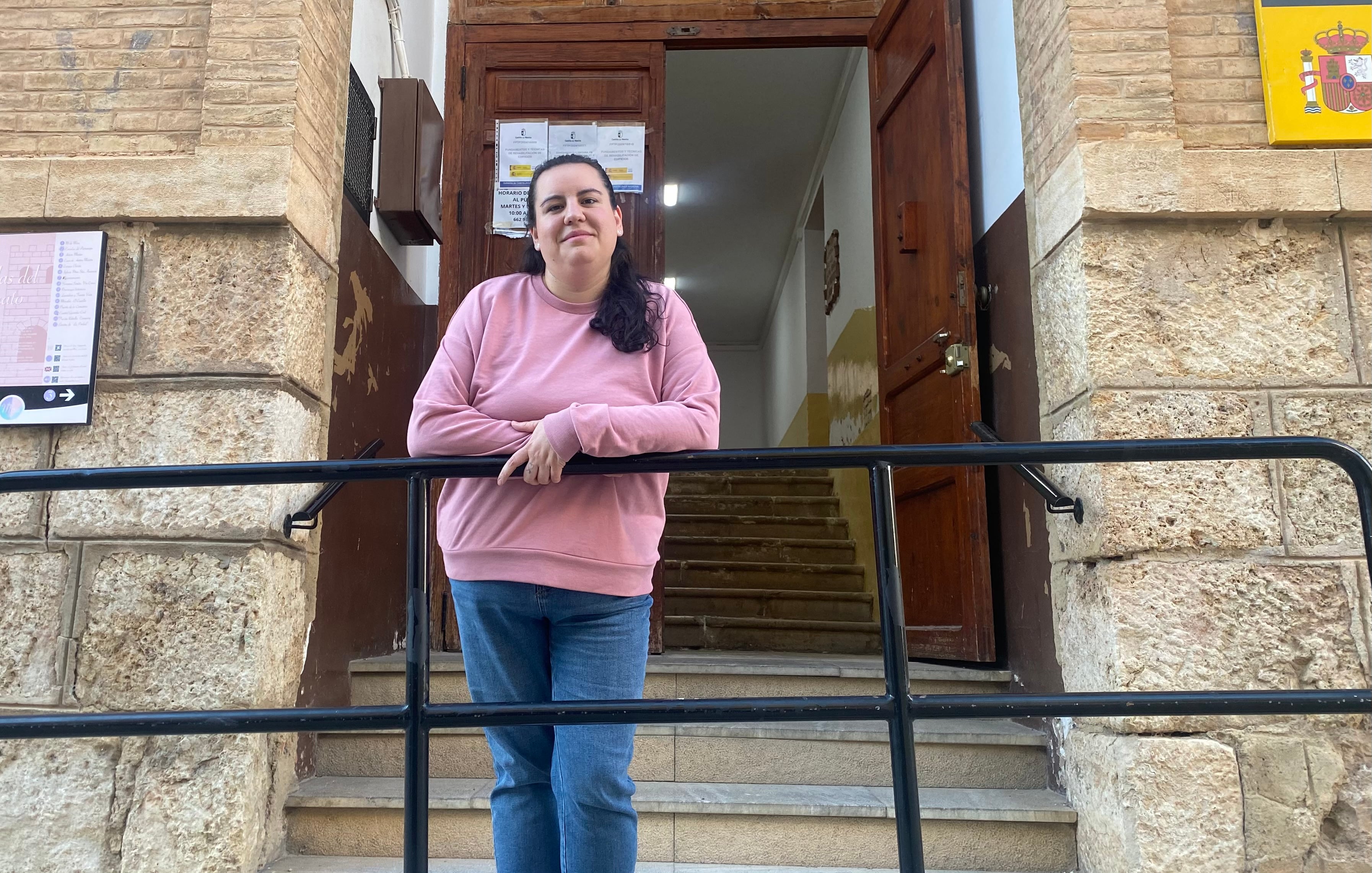 María Moya, vecina de Mira.