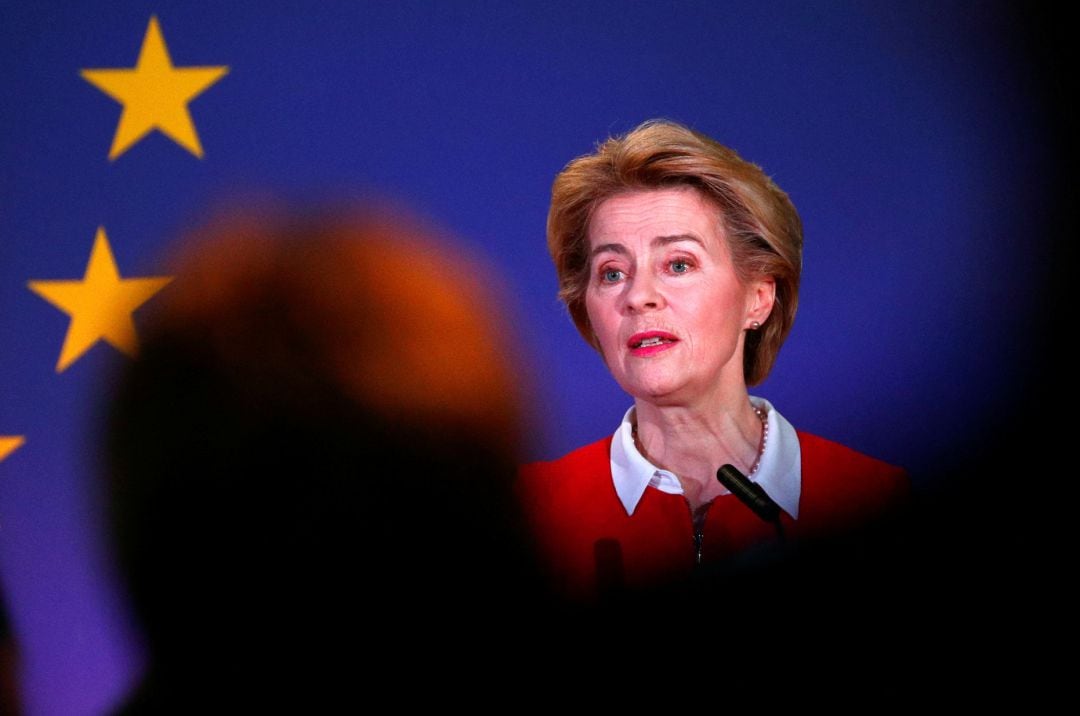 Ursula von der Leyen, presidenta de la Comisión Europea.