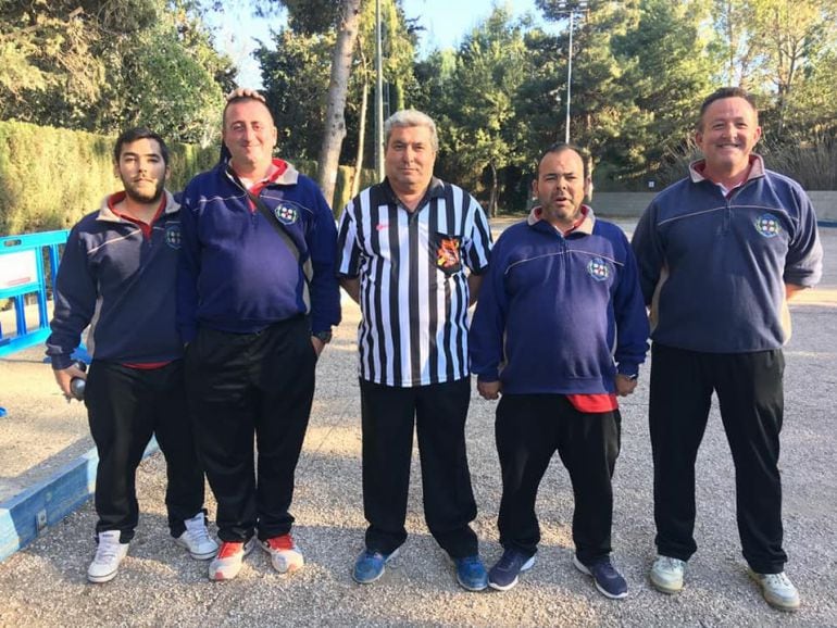 Representantes del Vergel P. C. en el Campeonato de España