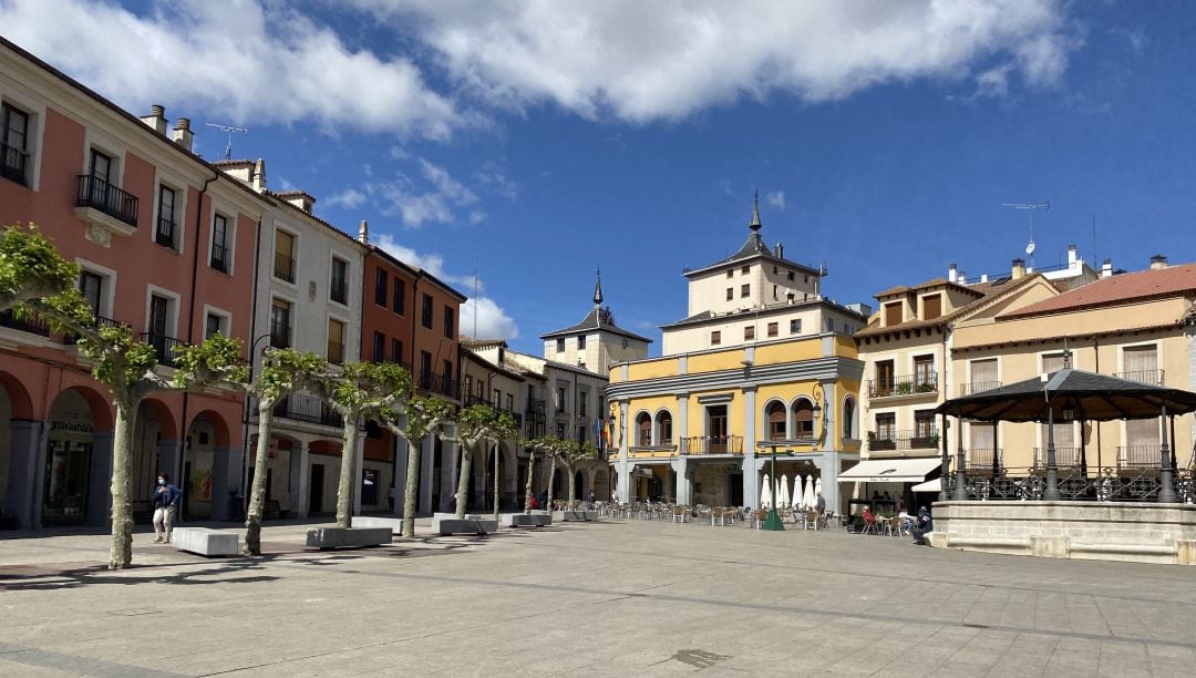 Plaza Mayor de Aranda, capital ribereña