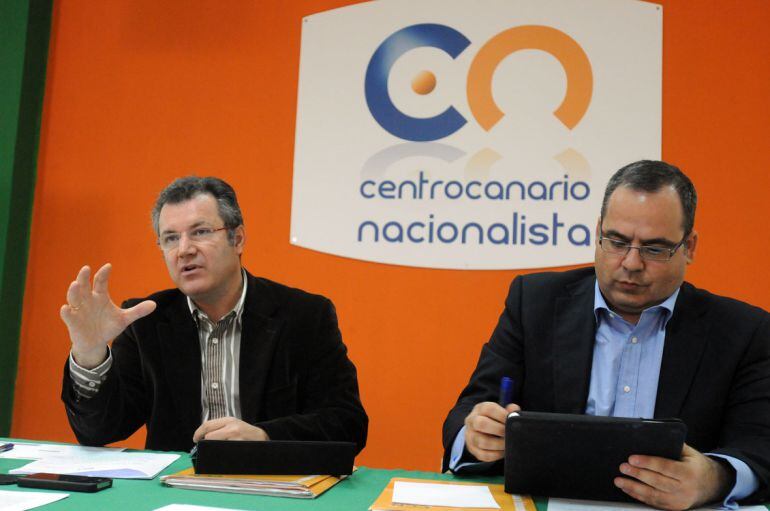 El presdiente del CCN, Ignacio González, durante una rueda de prensa. 