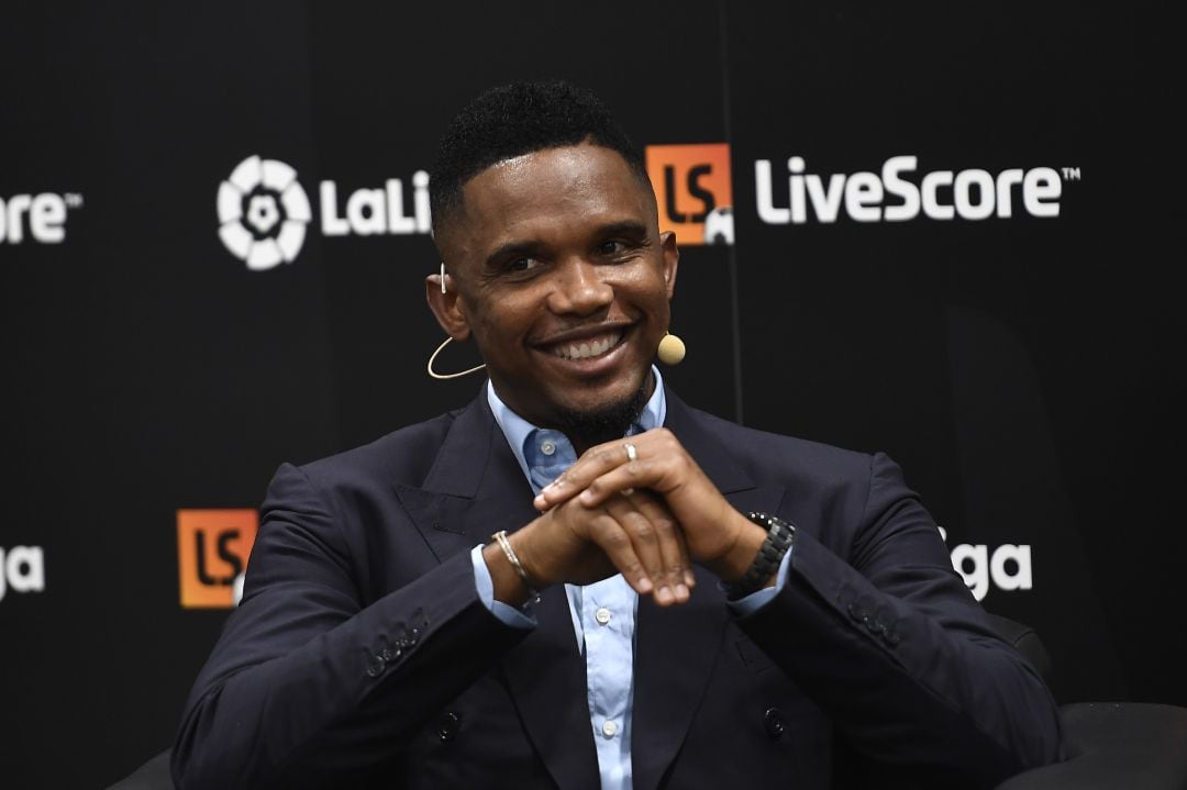 Samuel Eto´o, durante un evento de La Liga