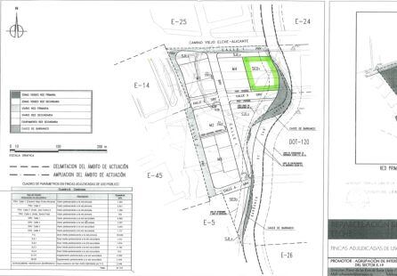 Plano de la ubicación del nuevo centro de salud