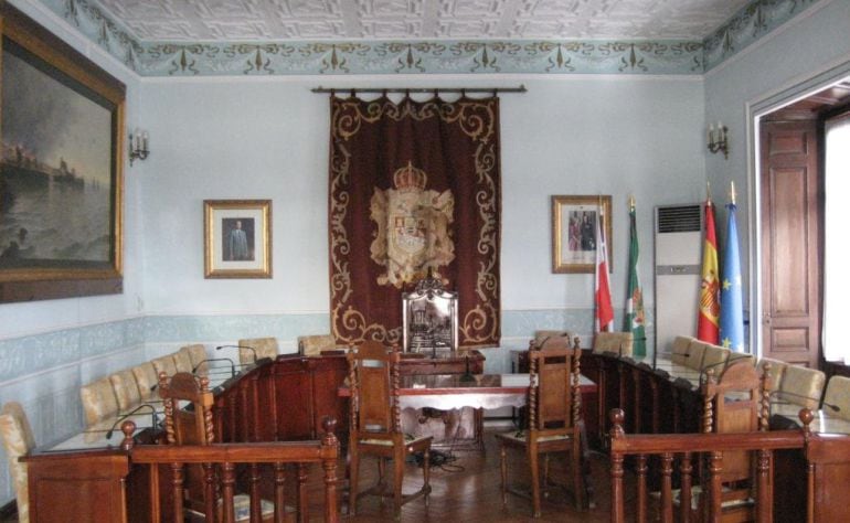 Salón de Plenos del Ayuntamiento de Castro Urdiales.