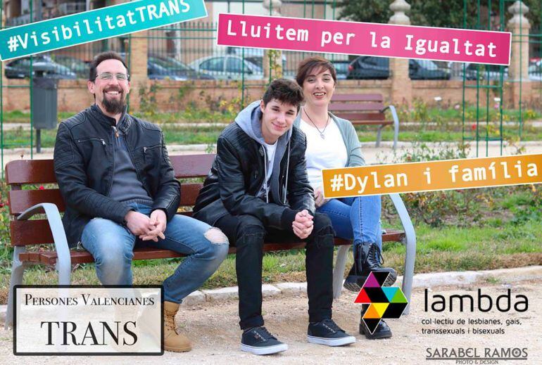 Una de las fotografías de la campaña &quot;Personas Valencianas Trans&quot; del colectivo Lambda