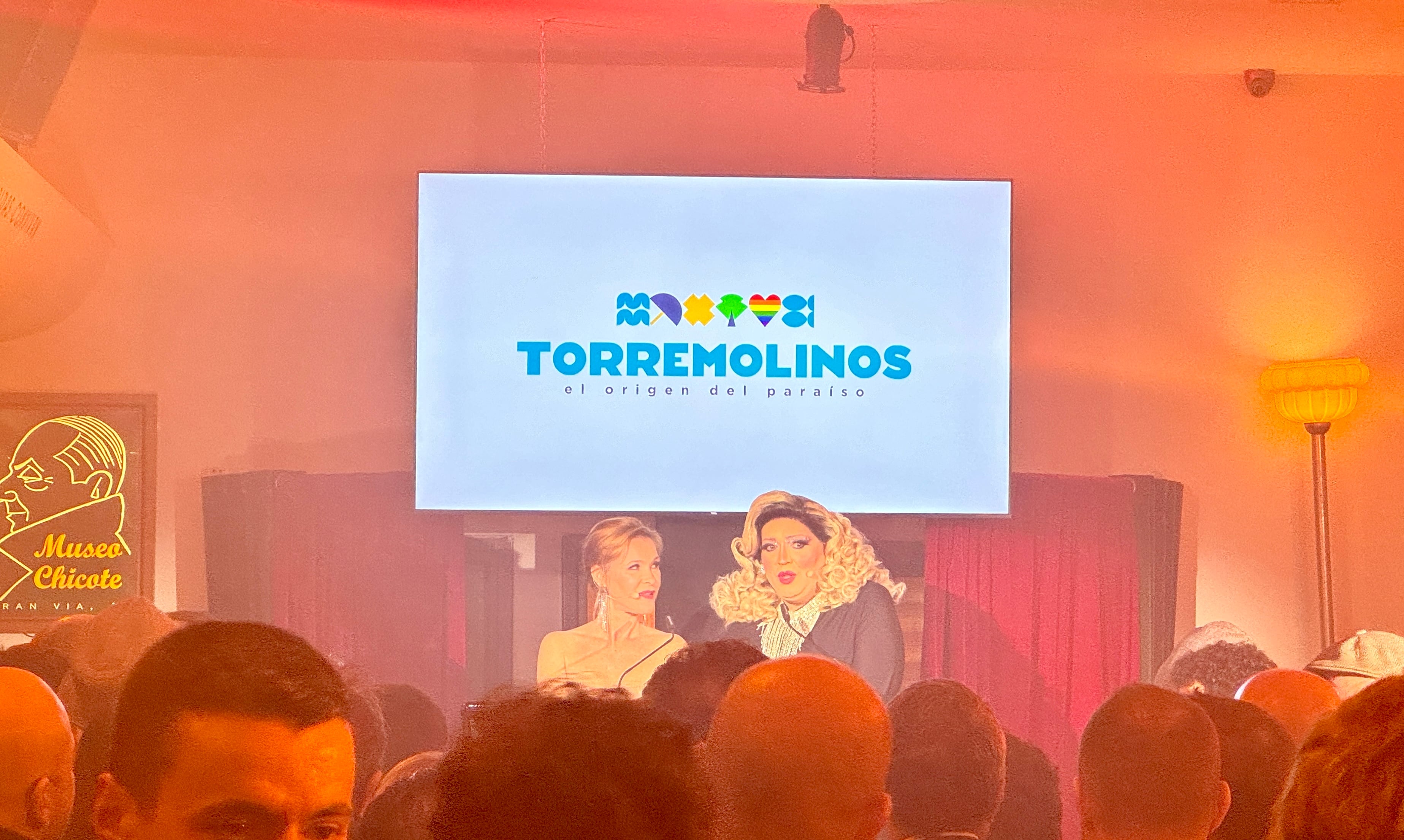 Un momento de la. presentación de la nueva campaña turística de Torremolinos en el Museo Chicote de Madrid este lunes