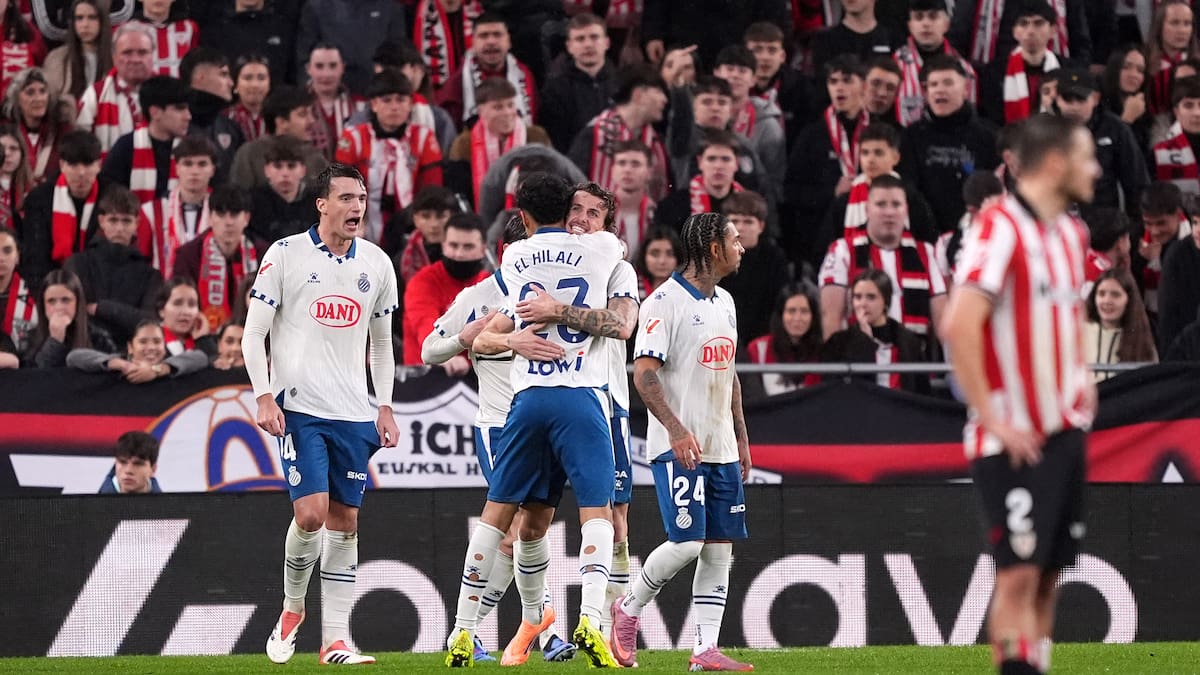 Athletic Club 1-2 RCD Espanyol: resumen, resultado y goles del partido de la jornada 17 de LaLiga