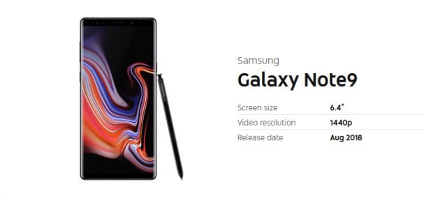 YouTube incluye al Galaxy Note en su lista.