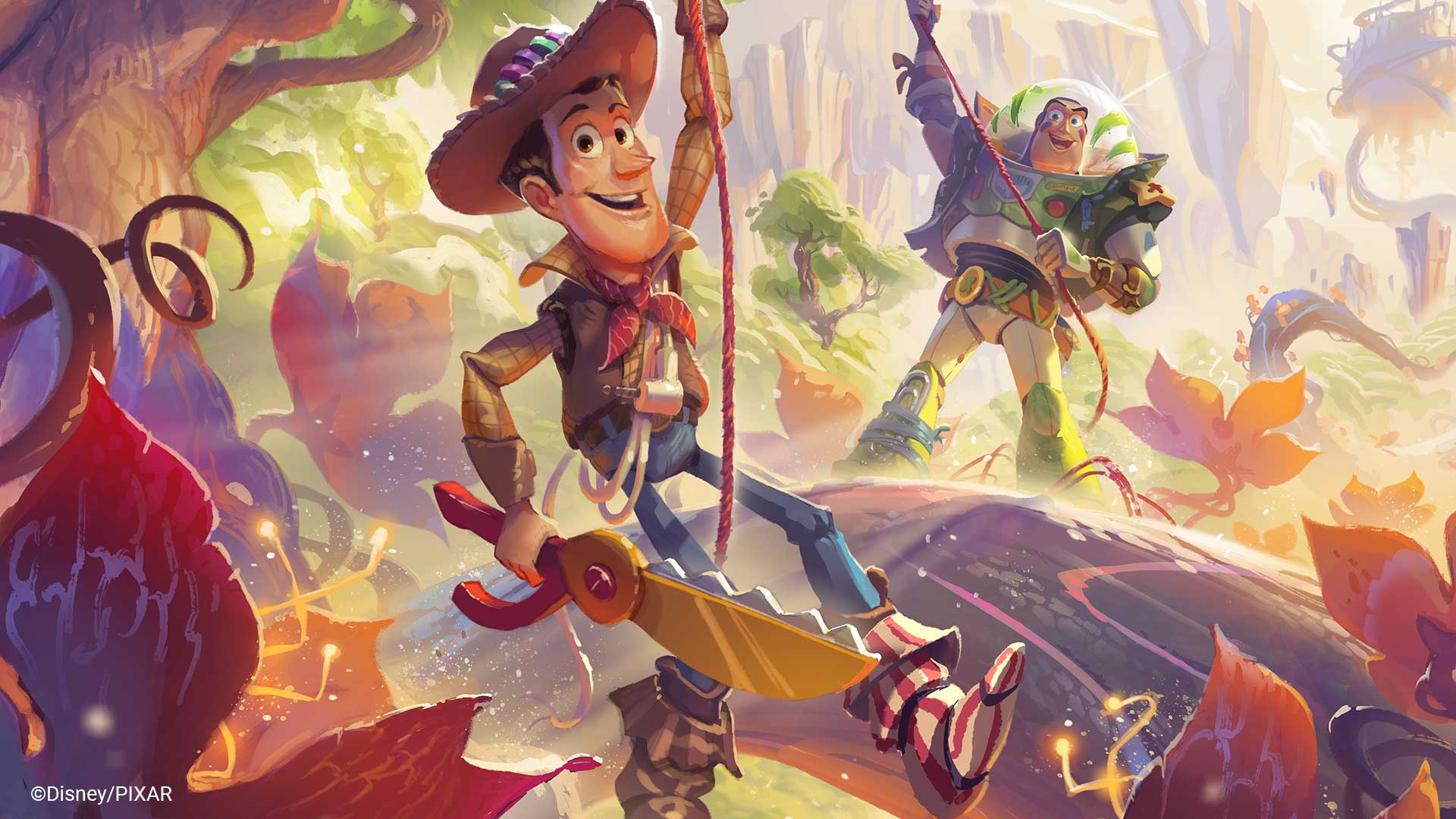 Sheriff Woody y Buzz Lightyear marcan la irrupción de Pixar en Disney Lorcana