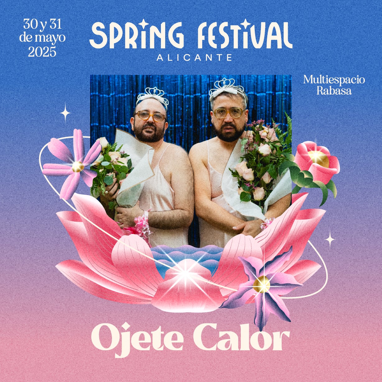 Cartel del Spring Festival 2025 con Ojete Calor